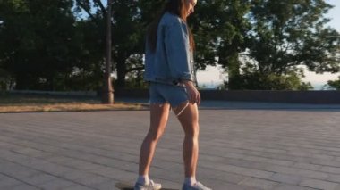 kadın binicilik longboard Park 