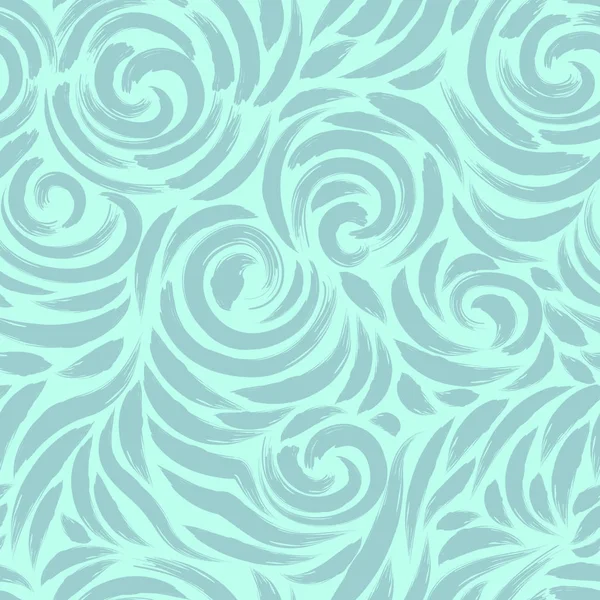Nahtloses Muster Von Pinselstrichen Auf Einem Marinen Hintergrund Blanko Für — Stockvektor