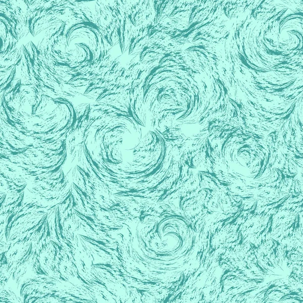 Modèle Vectoriel Couleur Turquoise Motif Marin Sans Couture Fait Éclaboussures — Image vectorielle