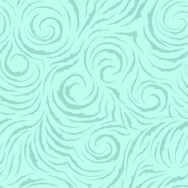 Modèle Vectoriel Turquoise Sans Couture Lignes Lisses Avec Des Bords — Image vectorielle