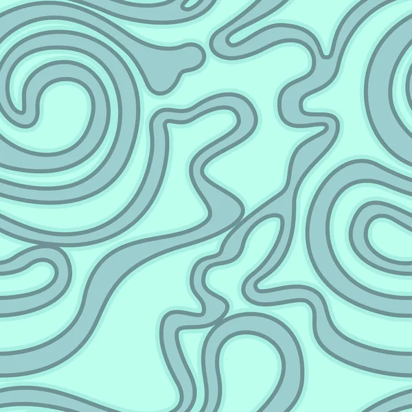 Texture Bleue Sans Couture Vectorielle Partir Formes Lisses Épurées Sur — Image vectorielle