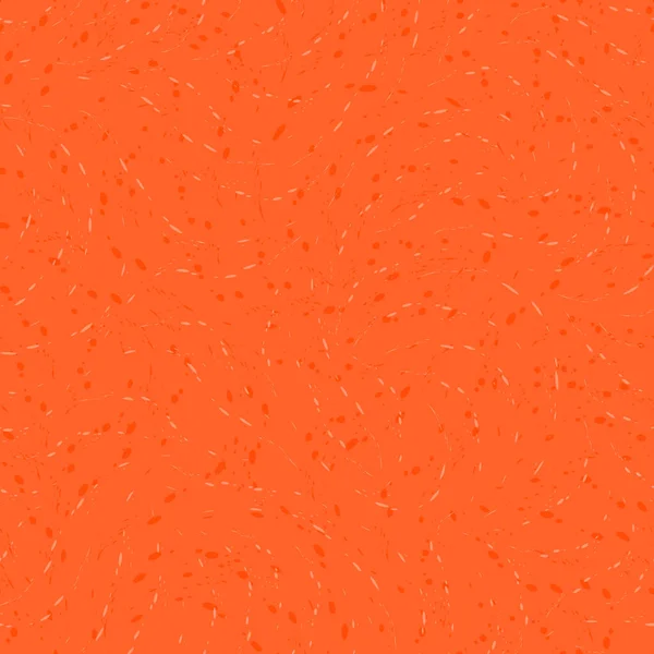 Vector Sin Costuras Exuberante Patrón Color Lava Sobre Fondo Naranja — Vector de stock