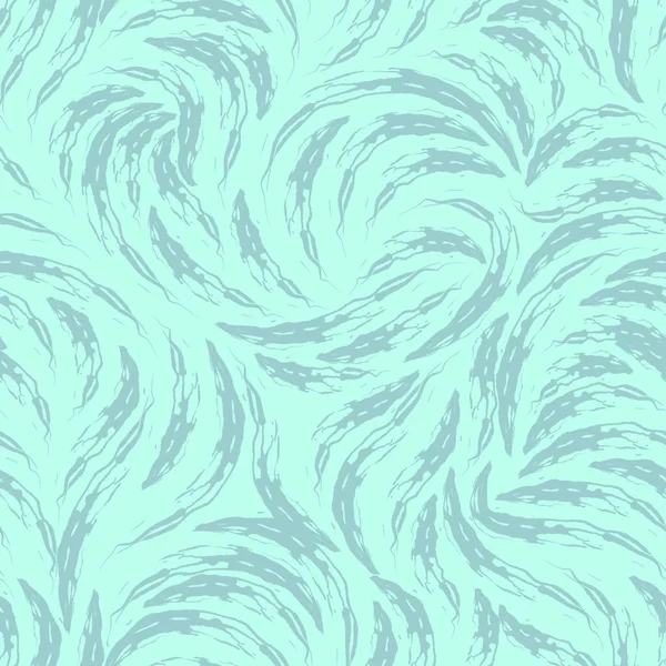 Texture Sans Couture Sur Fond Turquoise Arcs Déchirés Bleus Motif — Image vectorielle