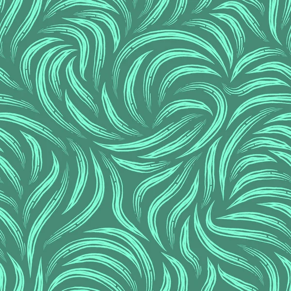 Verzweigte Streifen Aqua Menthe Farbe Nahtlose Muster Glatte Linien Für — Stockvektor