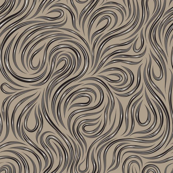 Textura Vector Beige Sin Costuras Para Decoración Telas Papel Líneas — Vector de stock