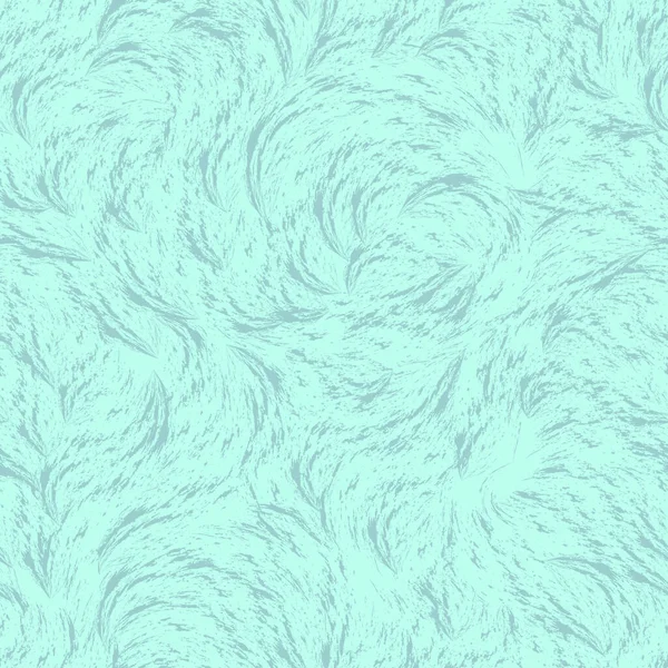 Texture Turquoise Sans Couture Vagues Petites Éclaboussures Sur Fond Turquoise — Image vectorielle