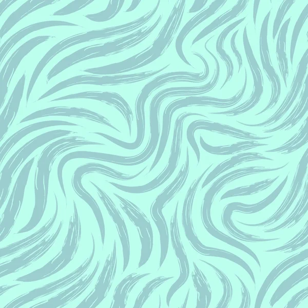 Modèle Vectoriel Sans Couture Bandes Turquoise Diagonales Sur Fond Bleu — Image vectorielle