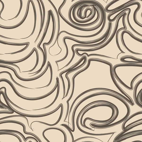 Бесшовный Бежевый Узор Украшения Ткани Оберточной Бумаги Простой Цветовой Рисунок — стоковый вектор