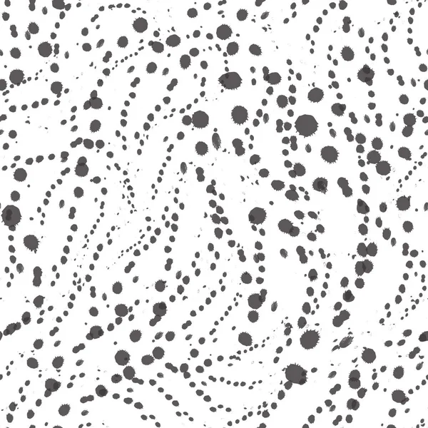 Textura Sin Costura Vectorial Color Gris Manchas Círculos Sobre Fondo — Vector de stock