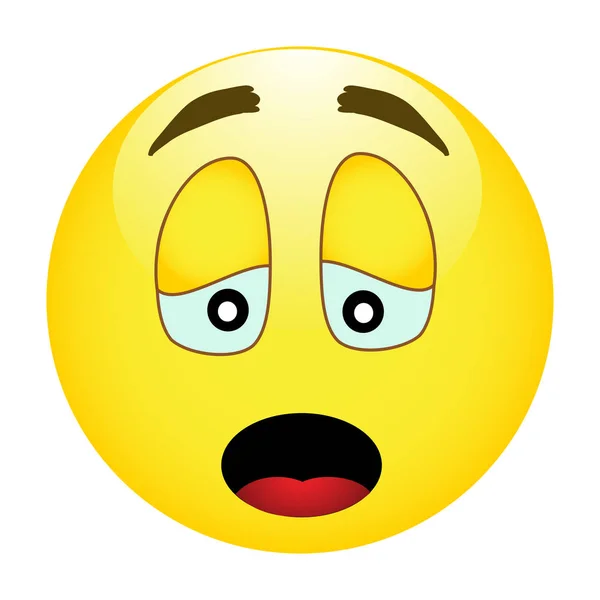 Üzgün sarı gülen surat