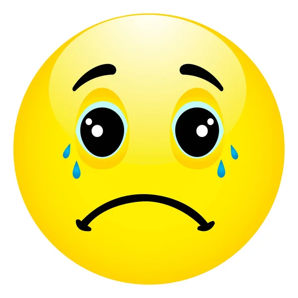 Depressed and sad emoticon on face Stock Vector by ©biruzza 187303154