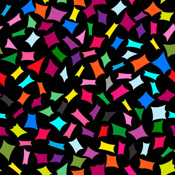 Soyut parlak renkli kesintisiz öğe desen.