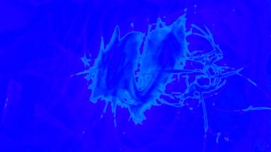 Fantezi kaotik renkli fraktal desen. Soyut Fraktal şekiller. 3D render resimde arka plan veya duvar kağıdı