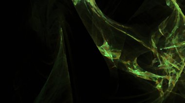 Fantezi kaotik renkli fraktal desen. Soyut Fraktal şekiller. 3D render resimde arka plan veya duvar kağıdı