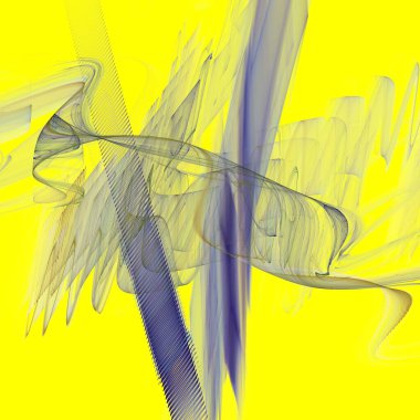 Fantezi kaotik renkli fraktal desen. Soyut Fraktal şekiller. 3D render resimde arka plan veya duvar kağıdı