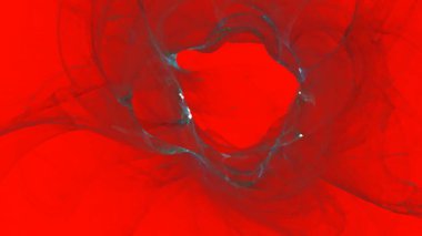 Fantezi kaotik renkli fraktal desen. Soyut Fraktal şekiller. 3D render resimde arka plan veya duvar kağıdı