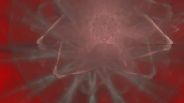 Fantezi kaotik renkli fraktal desen. Soyut Fraktal şekiller. 3D render resimde arka plan veya duvar kağıdı