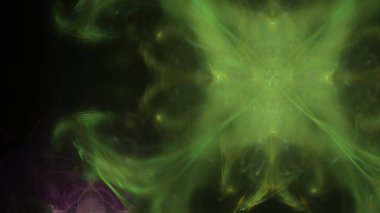 Fantezi kaotik renkli fraktal desen. Soyut Fraktal şekiller. 3D render resimde arka plan veya duvar kağıdı