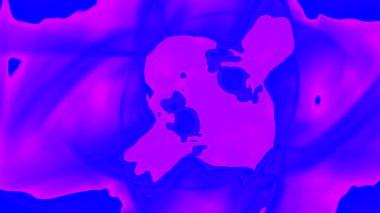 Fantezi kaotik renkli fraktal desen. Soyut Fraktal şekiller. 3D render resimde arka plan veya duvar kağıdı