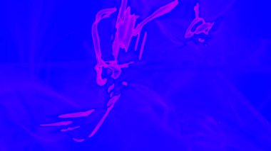 Fantezi kaotik renkli fraktal desen. Soyut Fraktal şekiller. 3D render resimde arka plan veya duvar kağıdı