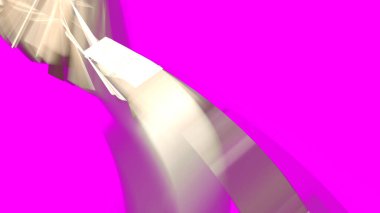 Fantezi kaotik renkli fraktal desen. Soyut Fraktal şekiller. 3D render resimde arka plan veya duvar kağıdı