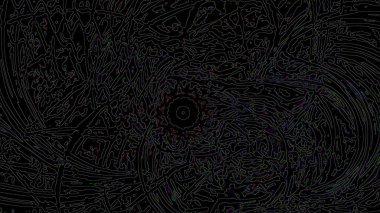 Fantezi kaotik renkli fraktal desen. Soyut Fraktal şekiller. 3D render resimde arka plan veya duvar kağıdı