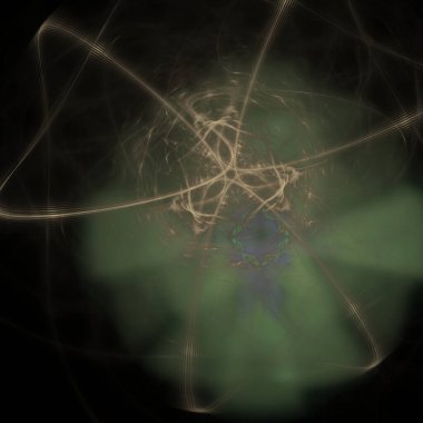 Fantezi kaotik renkli fraktal desen. Soyut Fraktal şekiller. 3D render resimde arka plan veya duvar kağıdı