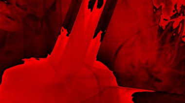 Fantezi kaotik renkli fraktal desen. Soyut Fraktal şekiller. 3D render resimde arka plan veya duvar kağıdı