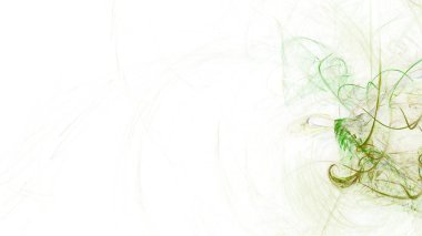 Fantezi kaotik renkli fraktal desen. Soyut Fraktal şekiller. 3D render resimde arka plan veya duvar kağıdı