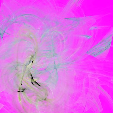 Fantezi kaotik renkli fraktal desen. Soyut Fraktal şekiller. 3D render resimde arka plan veya duvar kağıdı