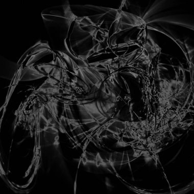 Fantezi kaotik renkli fraktal desen. Soyut Fraktal şekiller. 3D render resimde arka plan veya duvar kağıdı