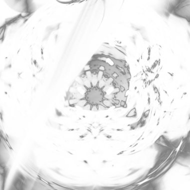 Fantezi kaotik renkli fraktal desen. Soyut Fraktal şekiller. 3D render resimde arka plan veya duvar kağıdı