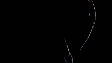 Fantezi kaotik renkli fraktal desen. Soyut Fraktal şekiller. 3D render resimde arka plan veya duvar kağıdı