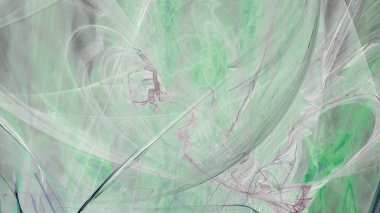 Fantezi kaotik renkli fraktal desen. Soyut Fraktal şekiller. 3D render resimde arka plan veya duvar kağıdı