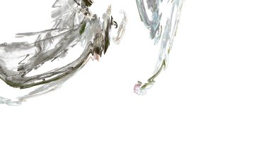 Fantezi kaotik renkli fraktal desen. Soyut Fraktal şekiller. 3D render resimde arka plan veya duvar kağıdı