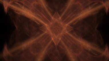 Fantezi kaotik renkli fraktal desen. Soyut Fraktal şekiller. 3D render resimde arka plan veya duvar kağıdı