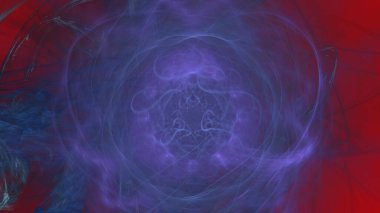 Fantezi kaotik renkli fraktal desen. Soyut Fraktal şekiller. 3D render resimde arka plan veya duvar kağıdı