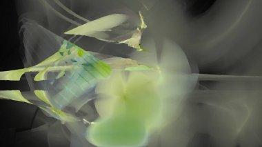 Fantezi kaotik renkli fraktal desen. Soyut Fraktal şekiller. 3D render resimde arka plan veya duvar kağıdı