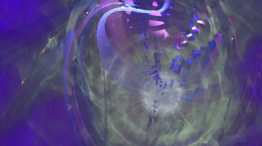 Fantezi kaotik renkli fraktal desen. Soyut Fraktal şekiller. 3D render resimde arka plan veya duvar kağıdı