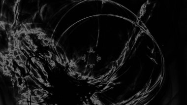 Fantezi kaotik renkli fraktal desen. Soyut Fraktal şekiller. 3D render resimde arka plan veya duvar kağıdı