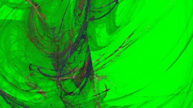 Fantezi kaotik renkli fraktal desen. Soyut Fraktal şekiller. 3D render resimde arka plan veya duvar kağıdı