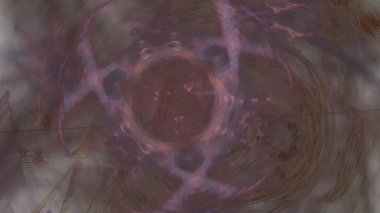 Fantezi kaotik renkli fraktal desen. Soyut Fraktal şekiller. 3D render resimde arka plan veya duvar kağıdı