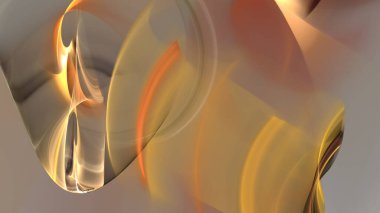 Fantezi kaotik renkli fraktal desen. Soyut Fraktal şekiller. 3D render resimde arka plan veya duvar kağıdı