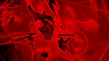 Fantezi kaotik renkli fraktal desen. Soyut Fraktal şekiller. 3D render resimde arka plan veya duvar kağıdı