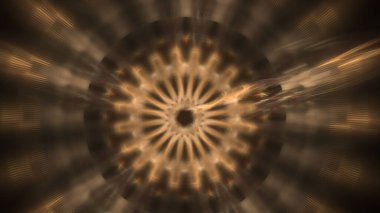 Fantezi kaotik renkli fraktal desen. Soyut Fraktal şekiller. 3D render resimde arka plan veya duvar kağıdı