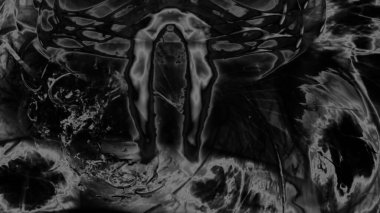 Fantezi kaotik renkli fraktal desen. Soyut Fraktal şekiller. 3D render resimde arka plan veya duvar kağıdı