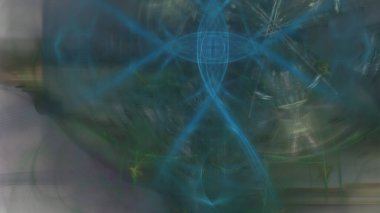 Fantezi kaotik renkli fraktal desen. Soyut Fraktal şekiller. 3D render resimde arka plan veya duvar kağıdı