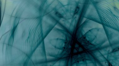 Fantezi kaotik renkli fraktal desen. Soyut Fraktal şekiller. 3D render resimde arka plan veya duvar kağıdı