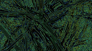 Fantezi kaotik renkli fraktal desen. Soyut Fraktal şekiller. 3D render resimde arka plan veya duvar kağıdı