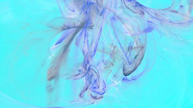 Fantezi kaotik renkli fraktal desen. Soyut Fraktal şekiller. 3D render resimde arka plan veya duvar kağıdı